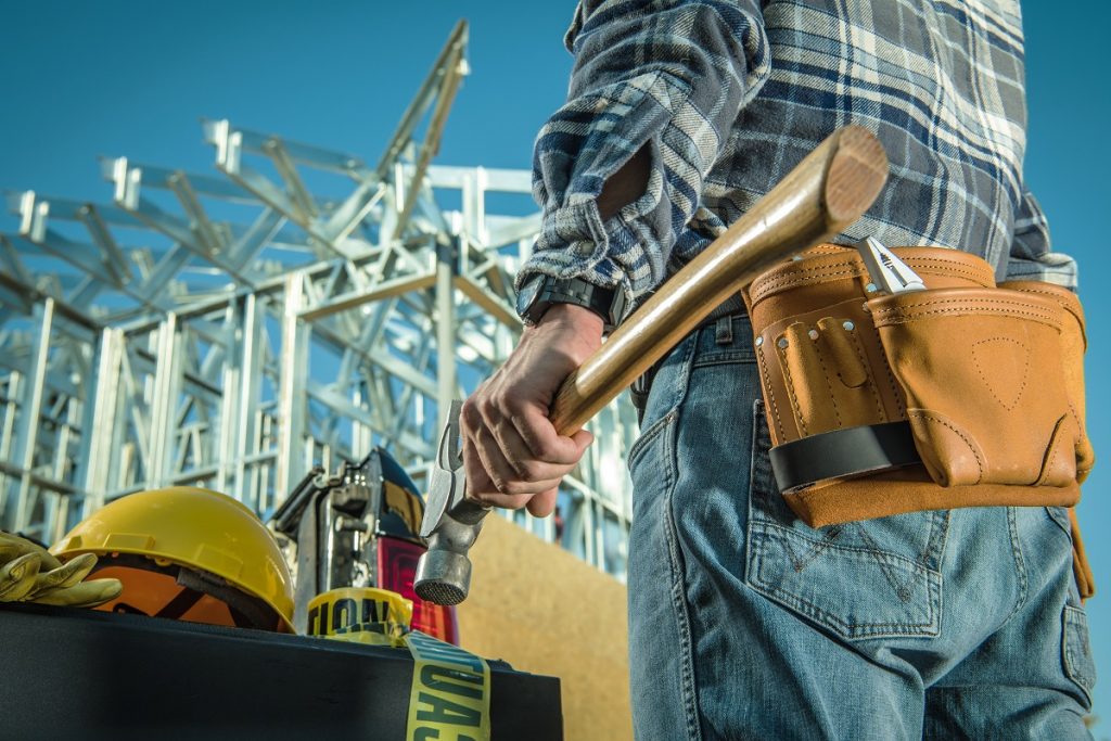 Steel Construction Worker