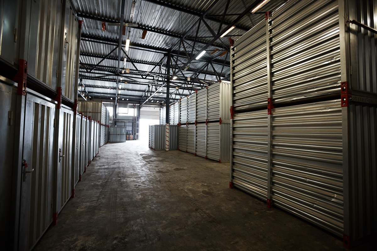 Dark cargo storage room